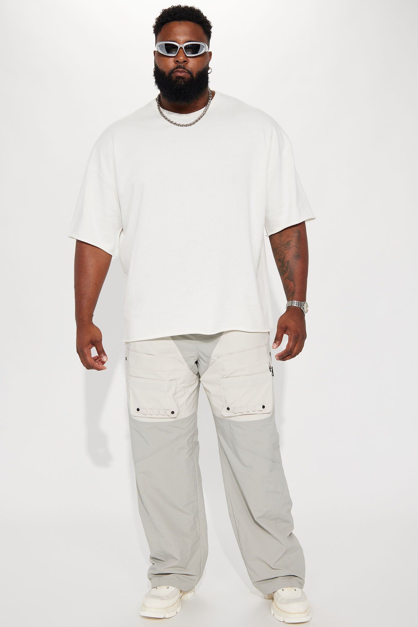 I Like How It Looks Oversized Terry Short Sleeve Tee - White sold by Fashion Nova product image thumbnail 6