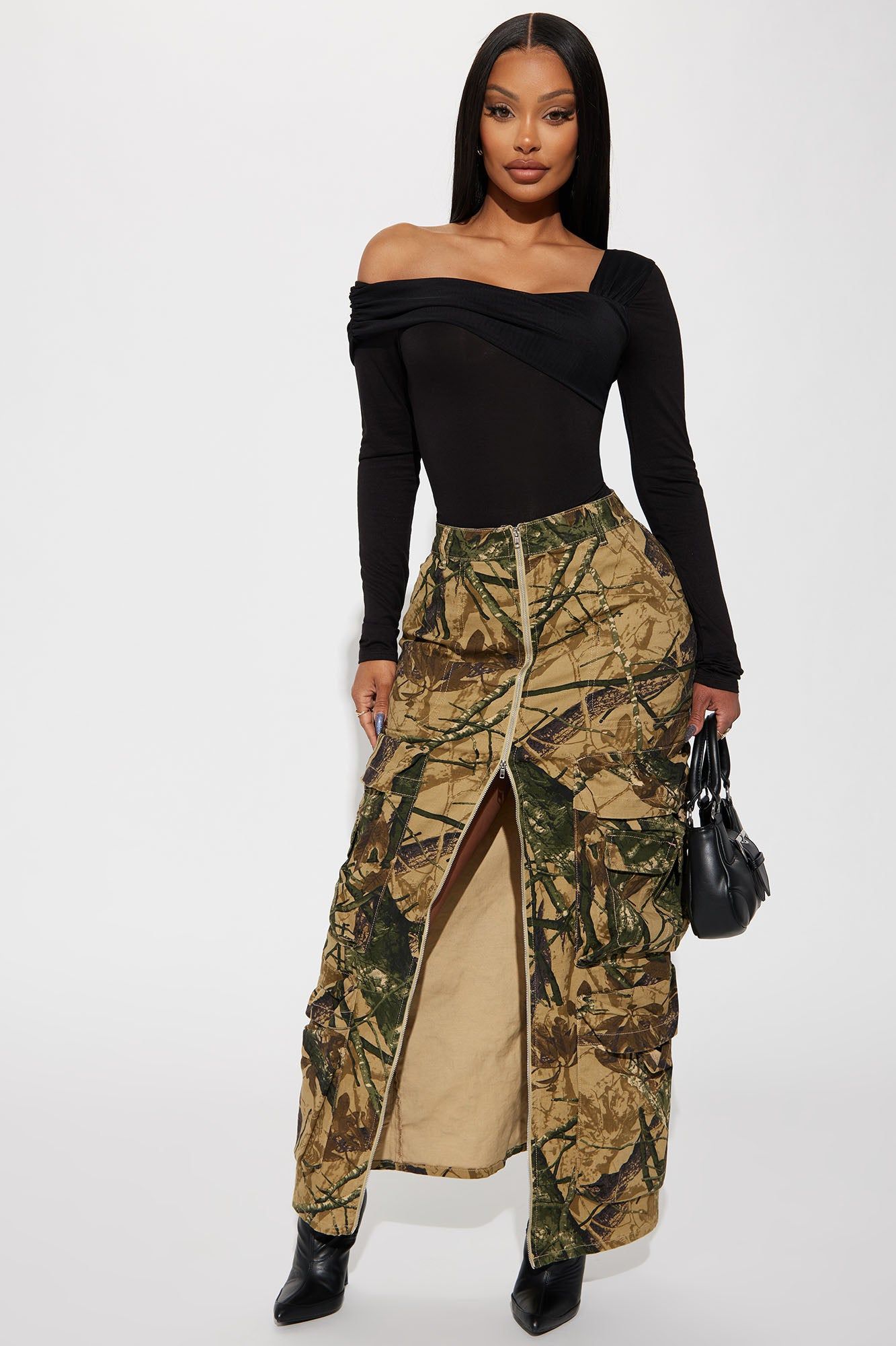 Alessandra One Shoulder Top - Black sold by Fashion Nova product image thumbnail 2