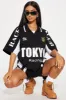 Tokyo Crowd Pleaser Polo Tee - Black sold by Fashion Nova