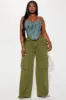 Coastline Washed Denim Corset Top - Vintage Wash sold by Fashion Nova