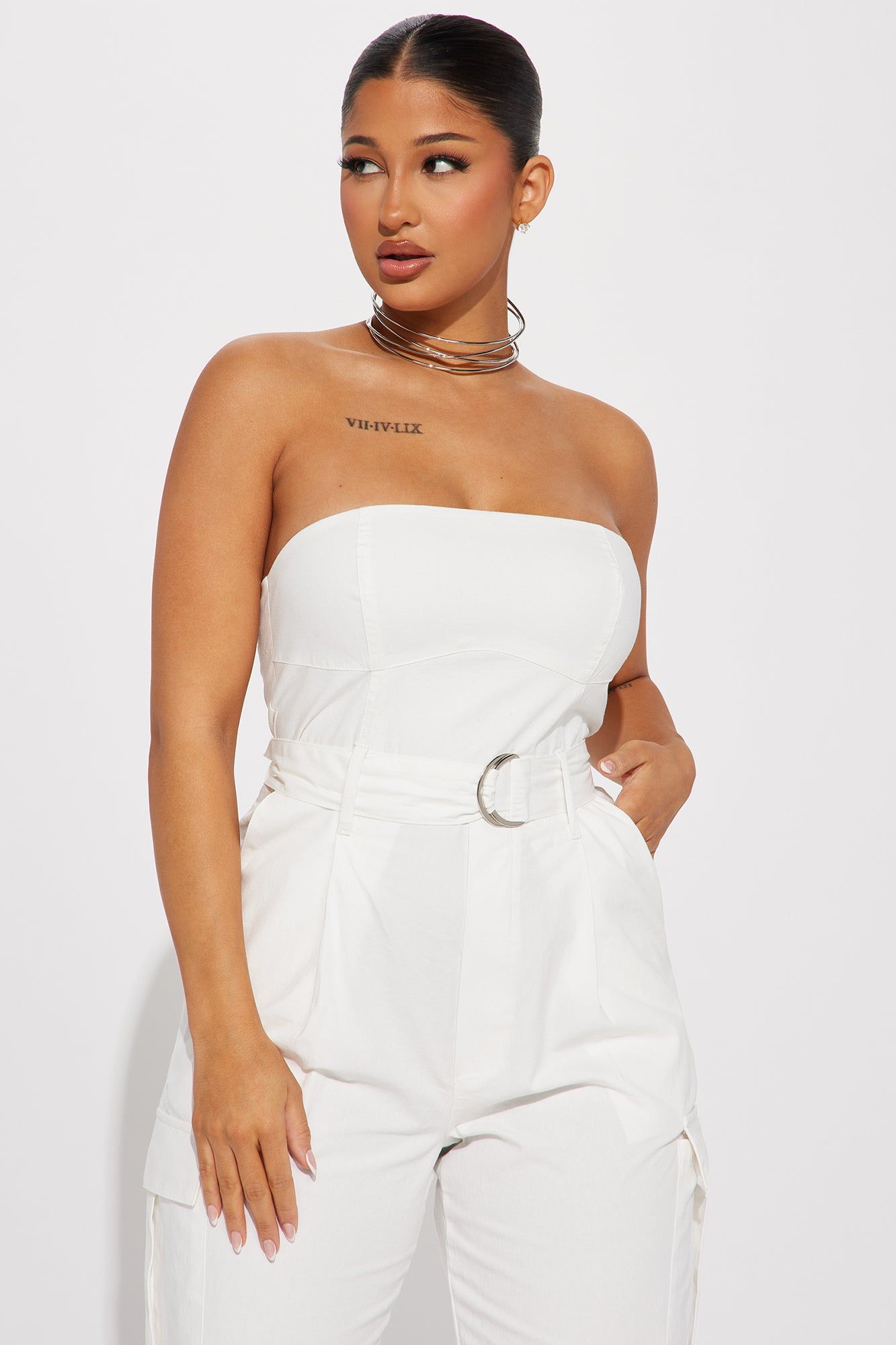 Admire Your Ways Jumpsuit - White sold by Fashion Nova product image thumbnail 2