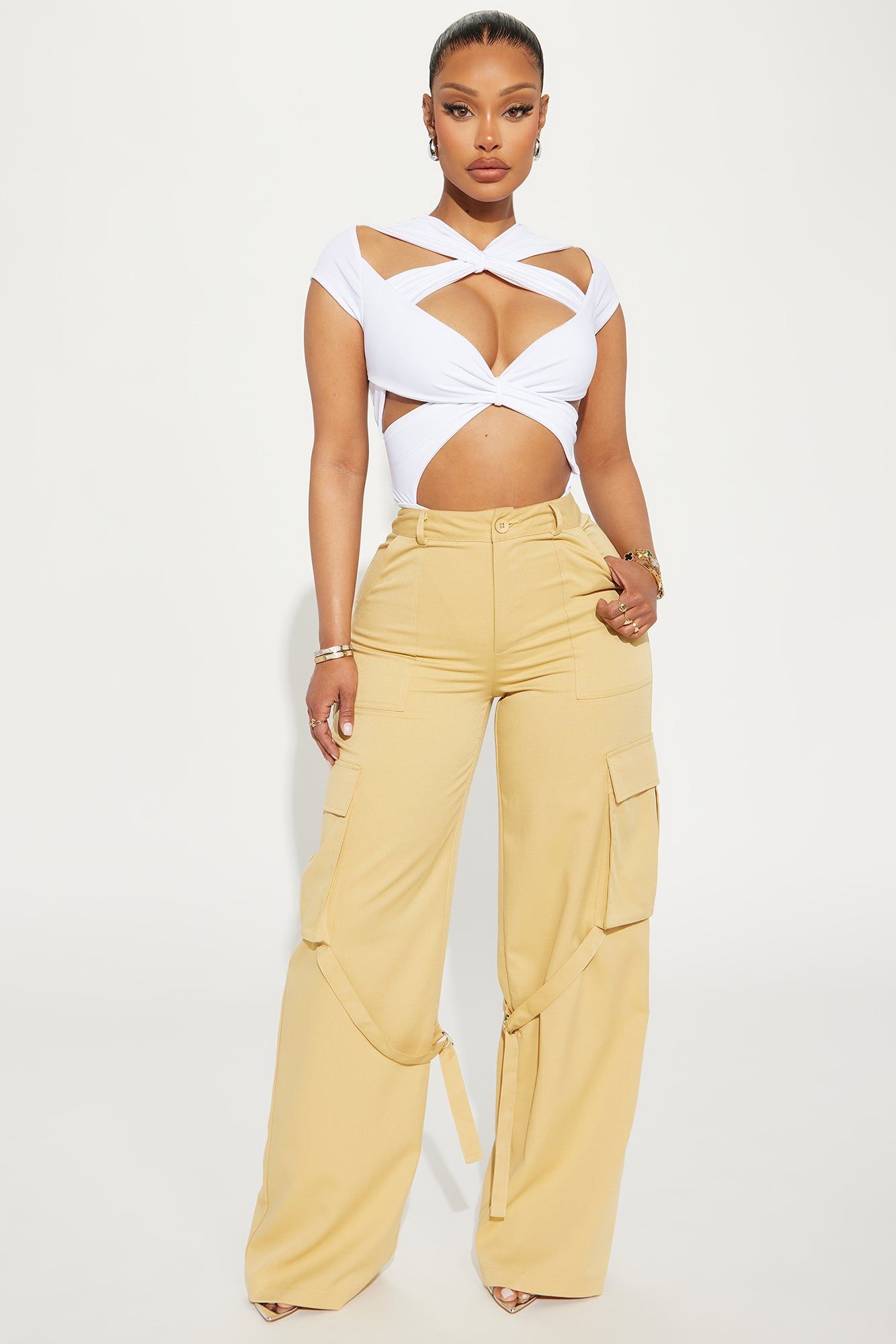 Never Too Much Bodysuit - White sold by Fashion Nova product image thumbnail 2