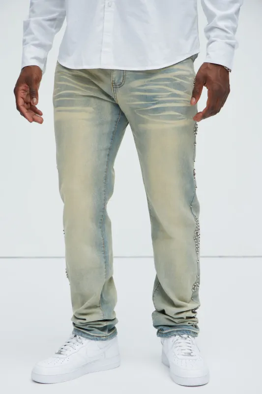 Party Like A Rockstar Slim Jeans - Medium Wash sold by Fashion Nova