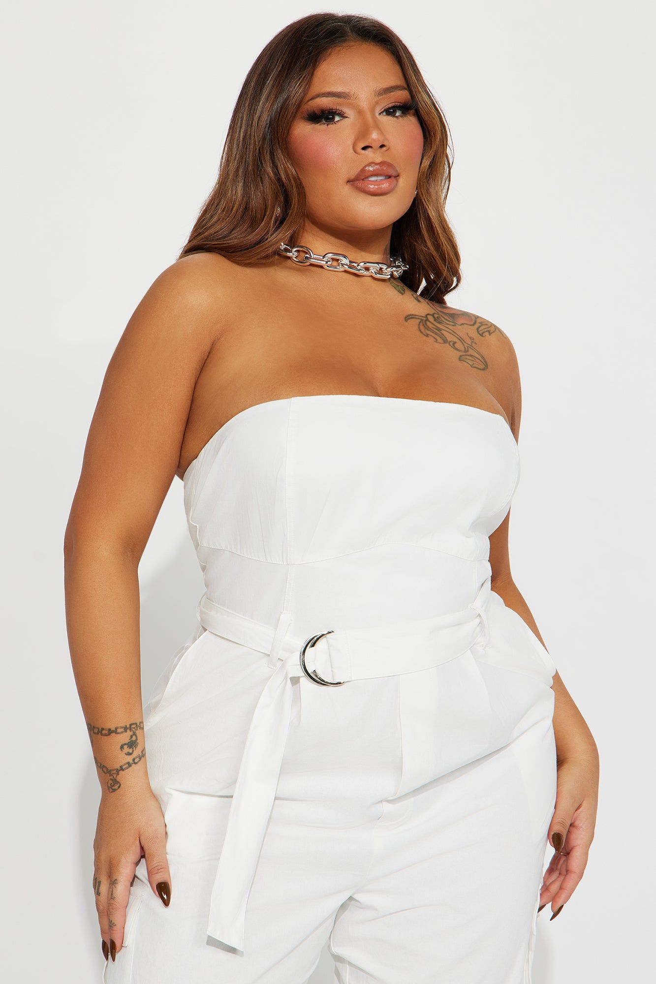 Admire Your Ways Jumpsuit - White sold by Fashion Nova product image thumbnail 5