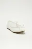 Saphire Lace Ballet Flats - White sold by Fashion Nova