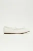 Saphire Lace Ballet Flats - White sold by Fashion Nova