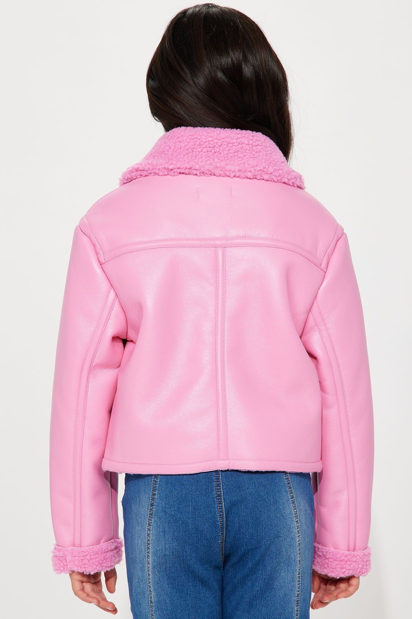 Mini Taking Notes Bomber Jacket - Pink sold by Fashion Nova product image thumbnail 4