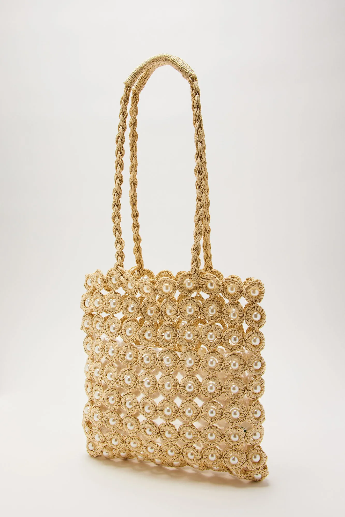 Coral Sea Island Tote Bag - Natural/Combo sold by Fashion Nova product image thumbnail 4