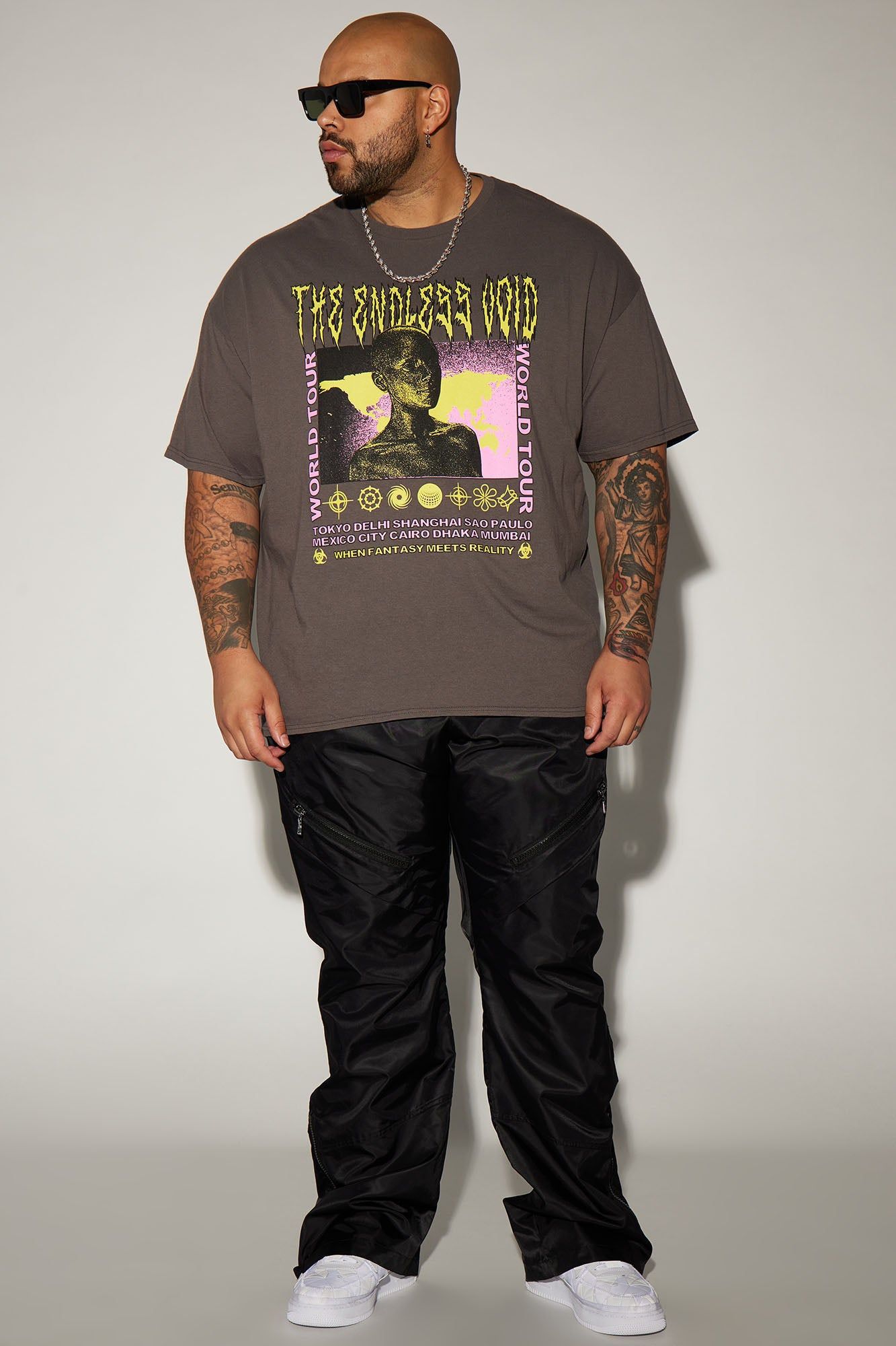 The Endless Void Short Sleeve Tee - Charcoal sold by Fashion Nova product image thumbnail 5