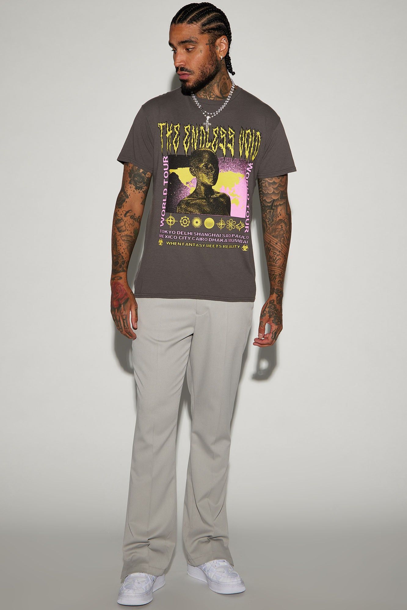 The Endless Void Short Sleeve Tee - Charcoal sold by Fashion Nova product image thumbnail 2