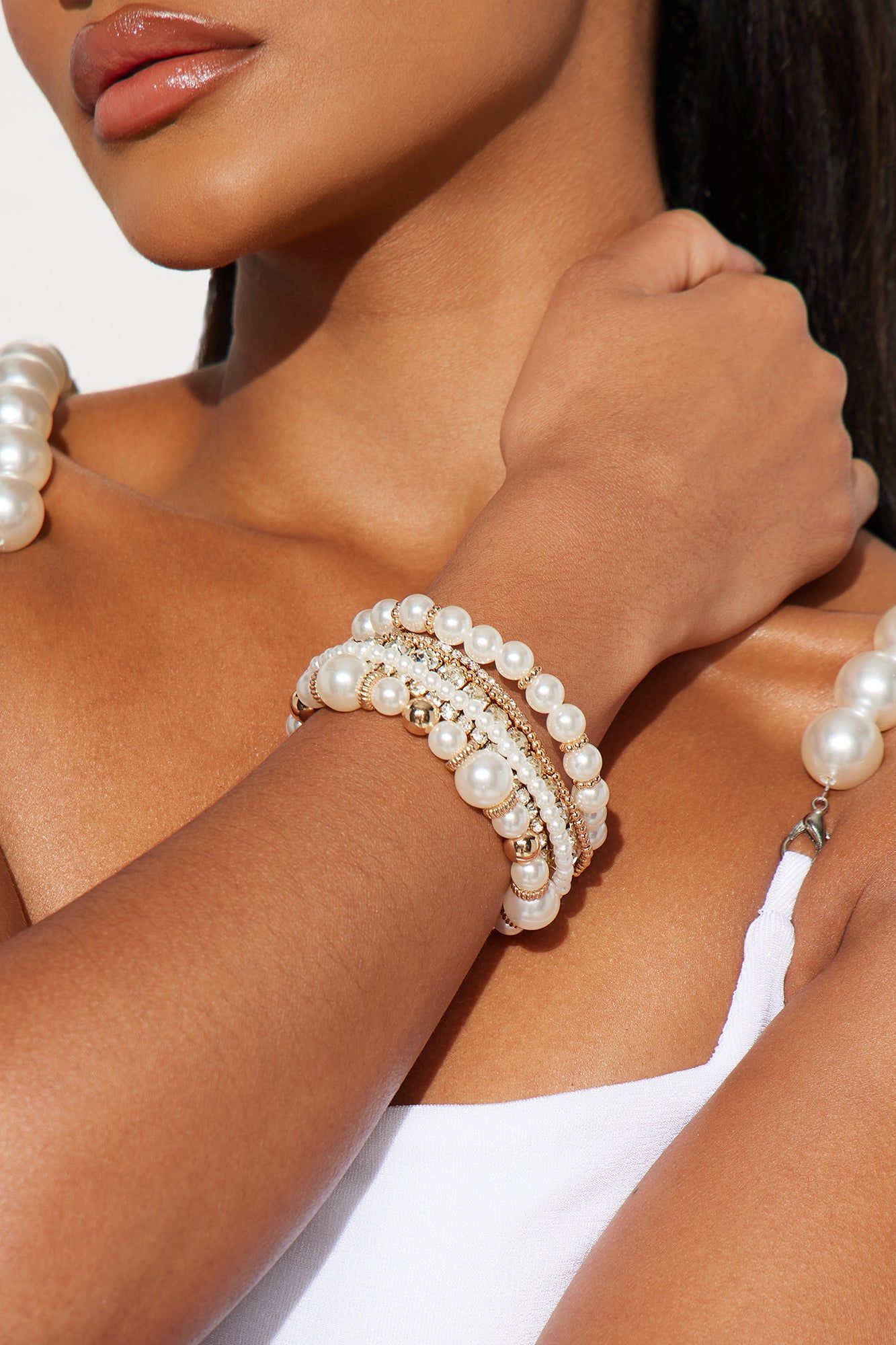 Eventful Evening Bracelet Set - Gold sold by Fashion Nova