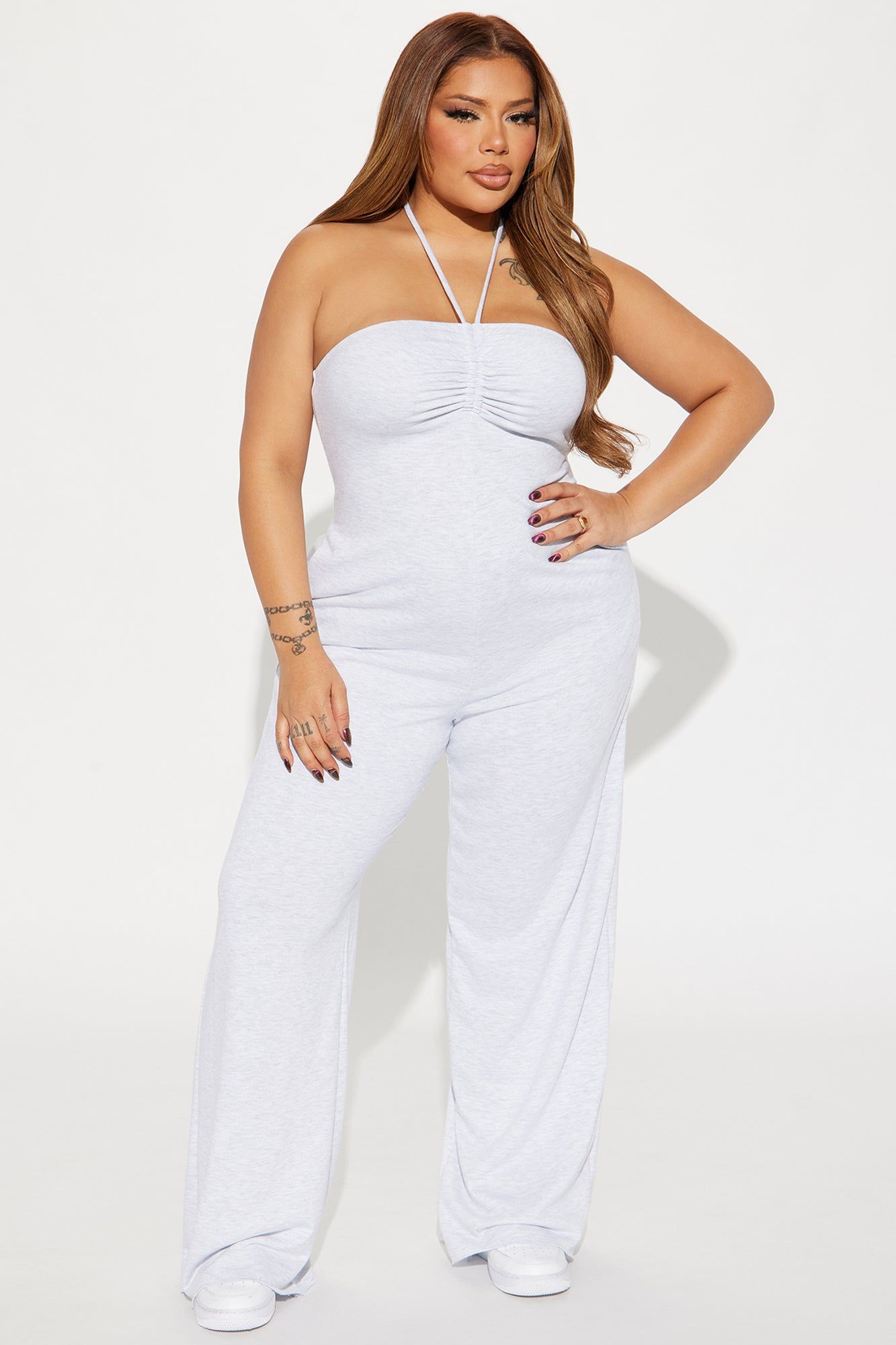 Love The Idea Jumpsuit - Heather Grey sold by Fashion Nova product image thumbnail 4