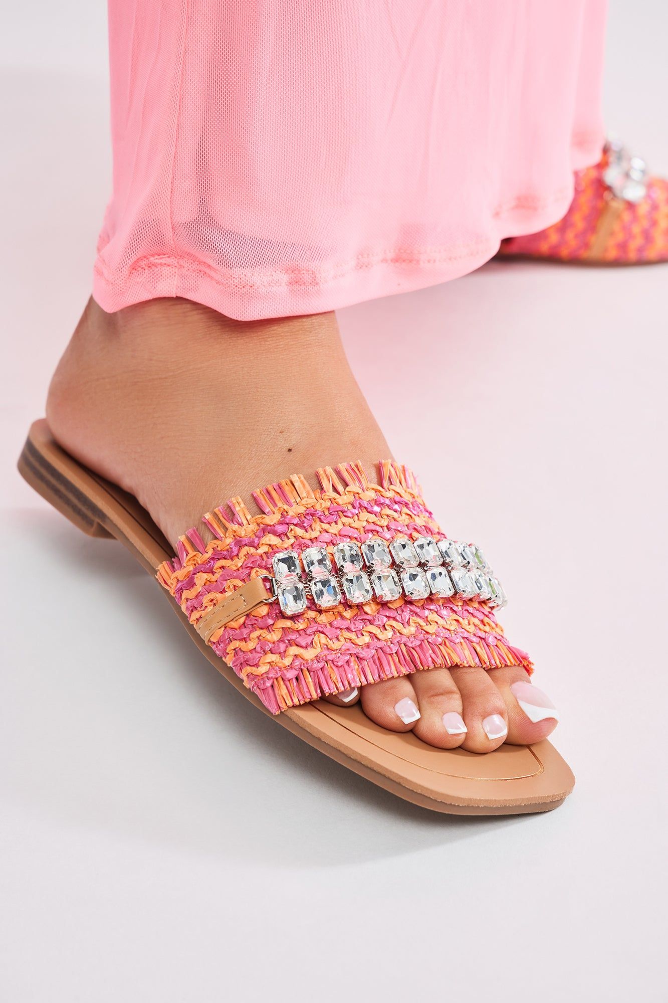 Take Me To Tulum Flat Sandals - Multi Color sold by Fashion Nova product image thumbnail 2