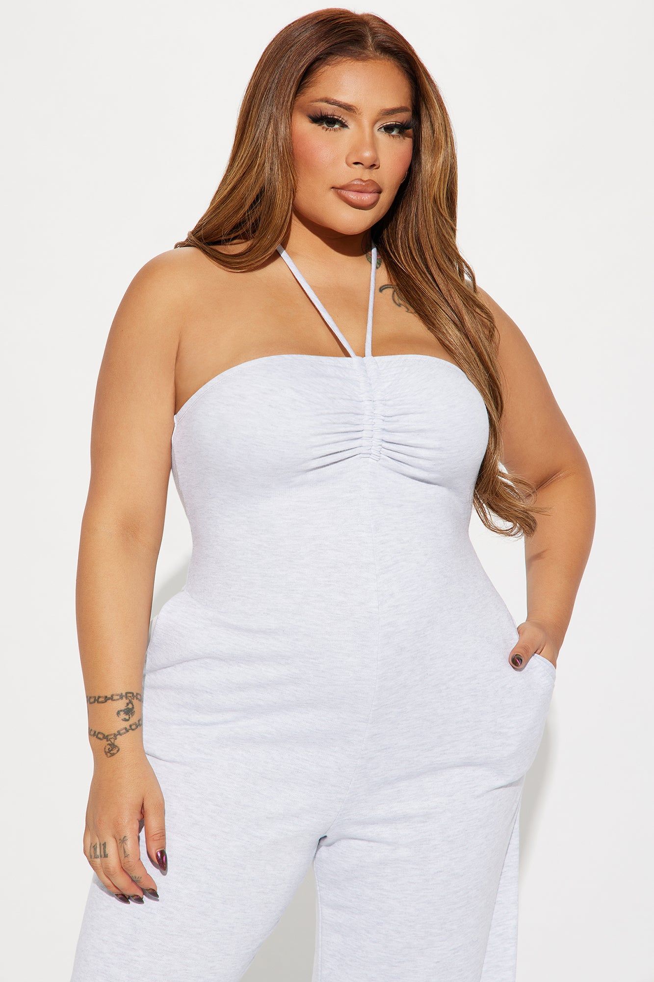 Love The Idea Jumpsuit - Heather Grey sold by Fashion Nova product image thumbnail 5