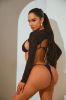 Jazmin 3 Piece Bikini Set - Black sold by Fashion Nova