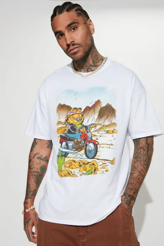 Garfield Short Sleeve Tee - White sold by Fashion Nova