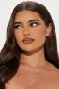 Flower Girl Era Necklace - Silver sold by Fashion Nova