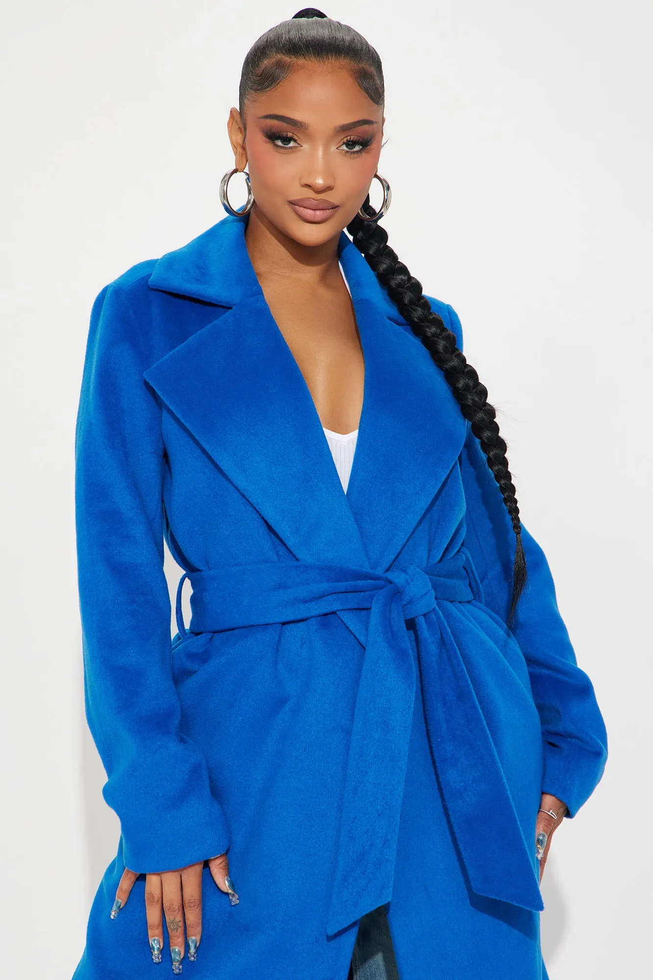 Camile Trench Coat - CobaltBlue sold by Fashion Nova product image thumbnail 2