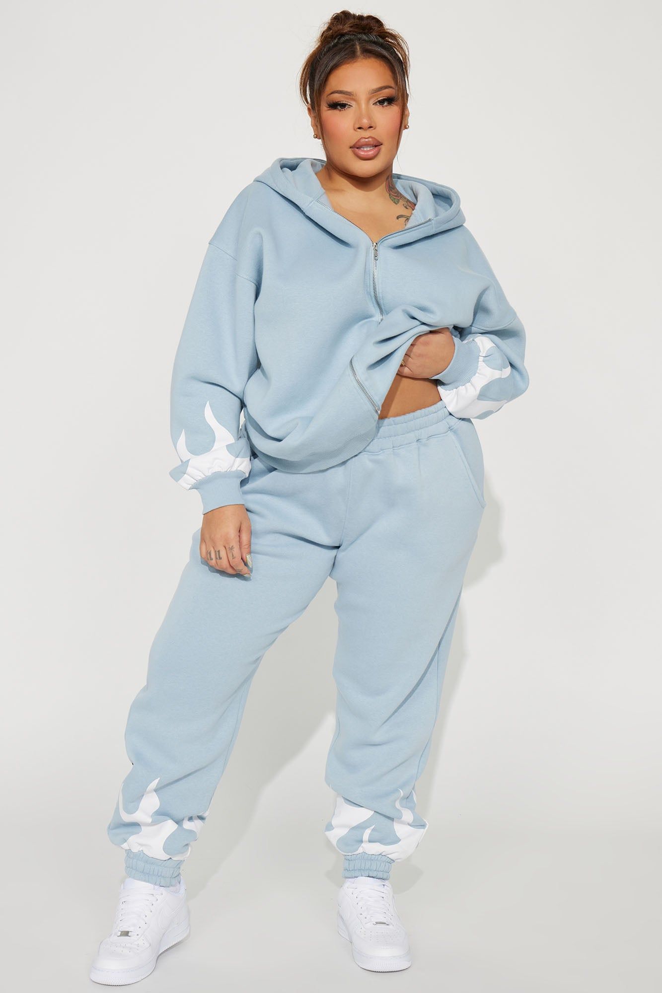Hot Desire Jogger Set - Light Blue sold by Fashion Nova product image thumbnail 4
