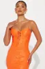 Georgina Lace Maxi Dress - Orange sold by Fashion Nova