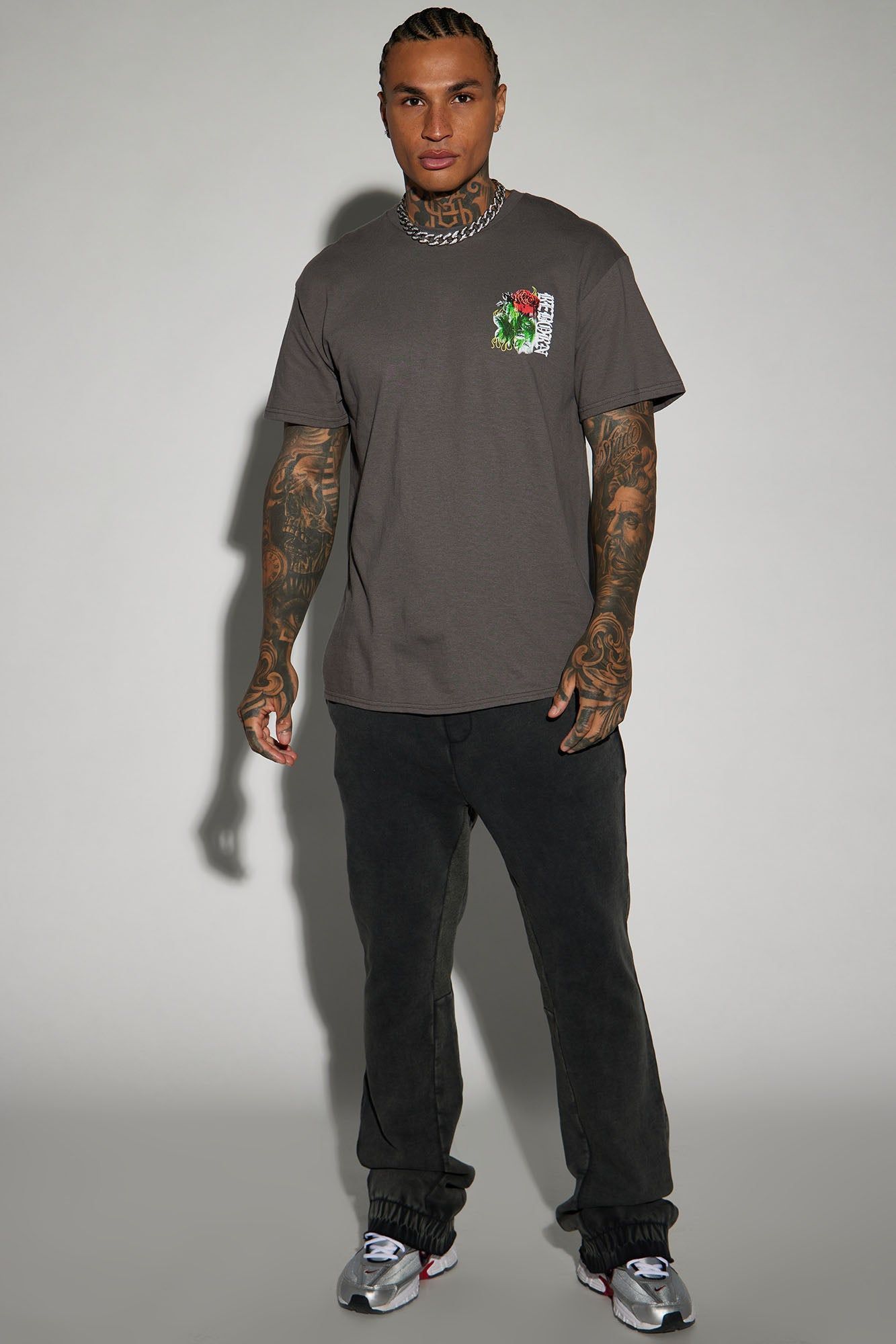 Every Day New Short Sleeve Tee - Charcoal sold by Fashion Nova product image thumbnail 2