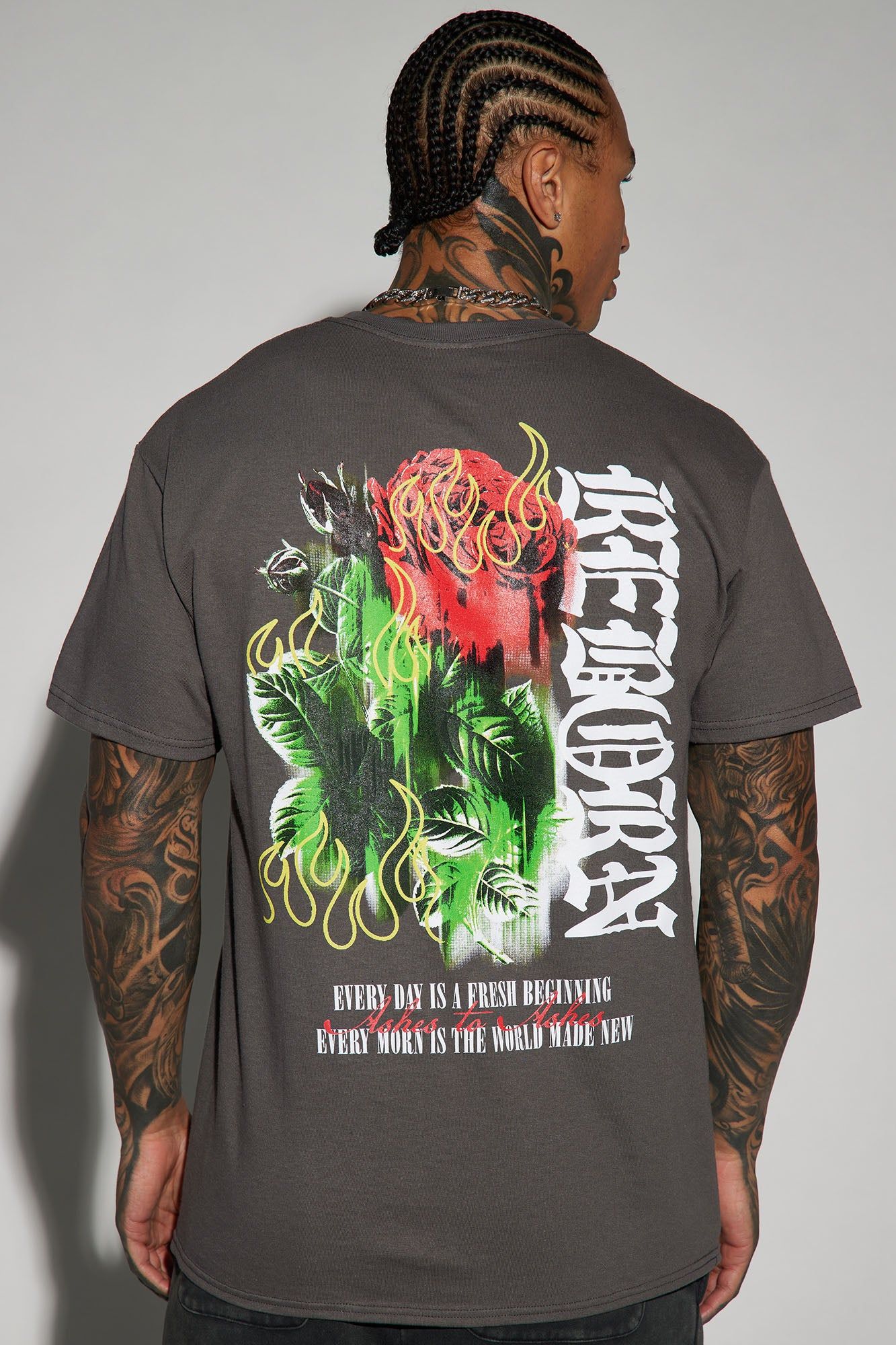 Every Day New Short Sleeve Tee - Charcoal sold by Fashion Nova product image thumbnail 4