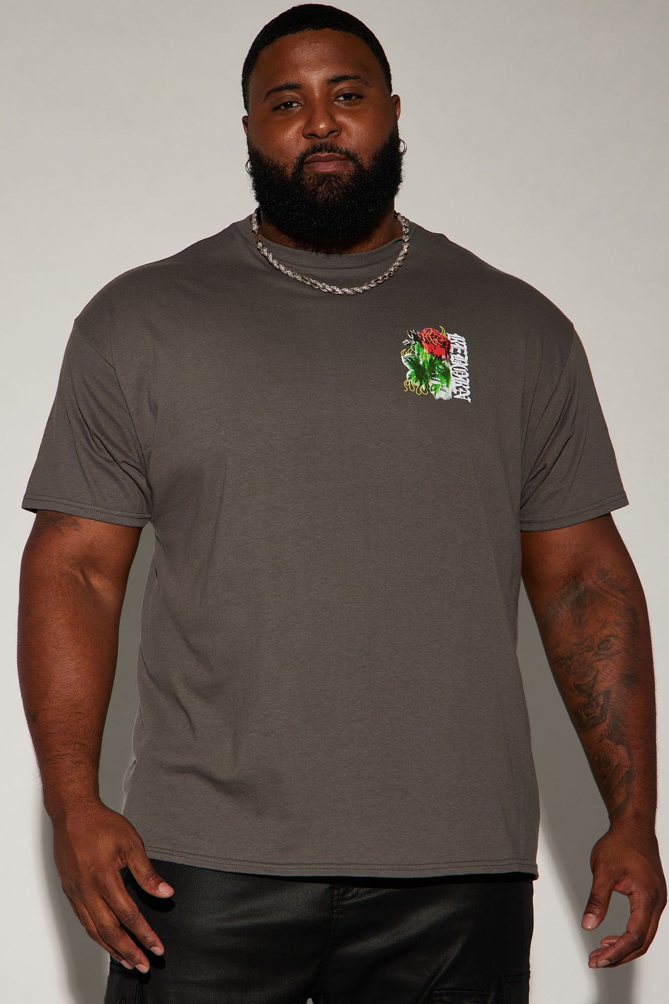 Every Day New Short Sleeve Tee - Charcoal sold by Fashion Nova product image thumbnail 5