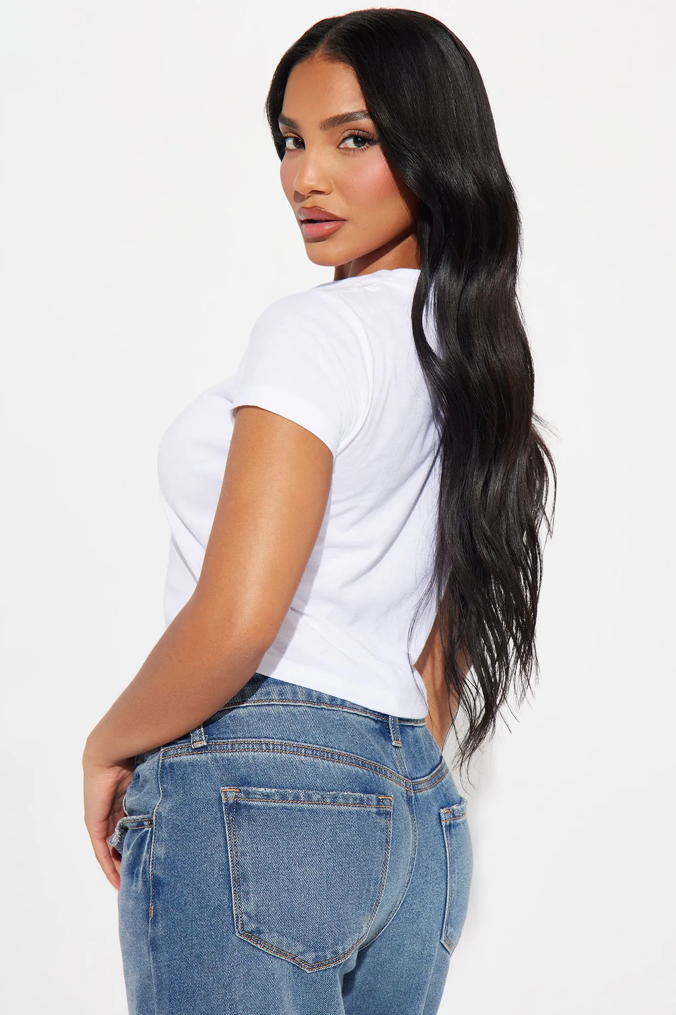 Drinks On Me Tee - White sold by Fashion Nova product image thumbnail 4