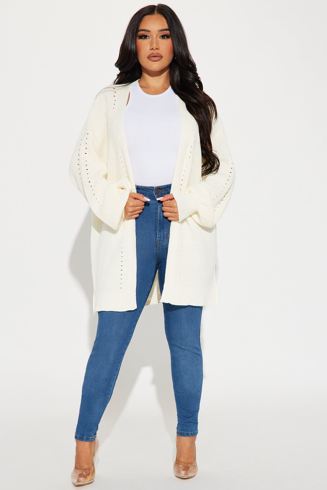 Long Road Cardigan - Cream sold by Fashion Nova product image thumbnail 2