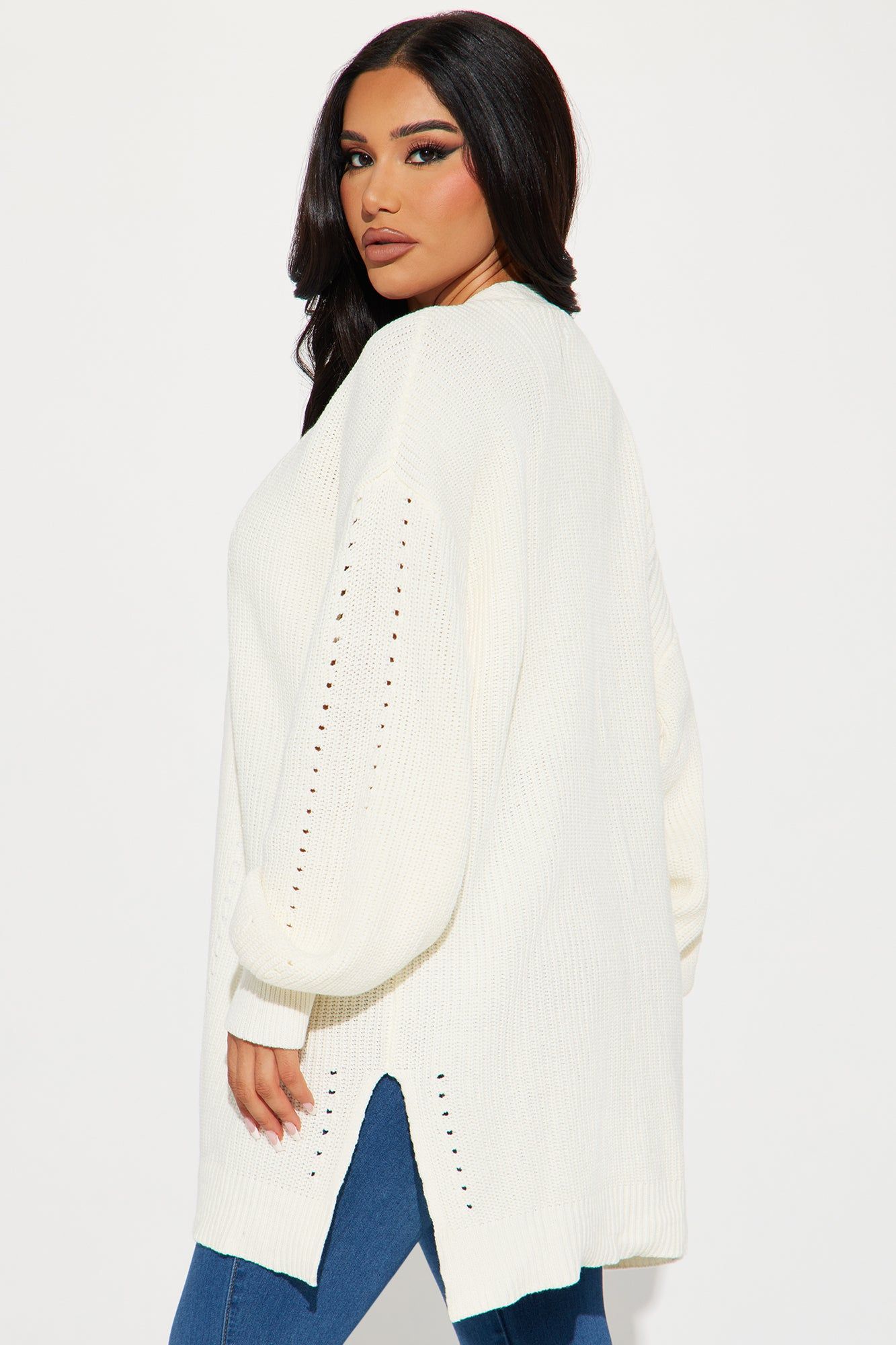 Long Road Cardigan - Cream sold by Fashion Nova product image thumbnail 3