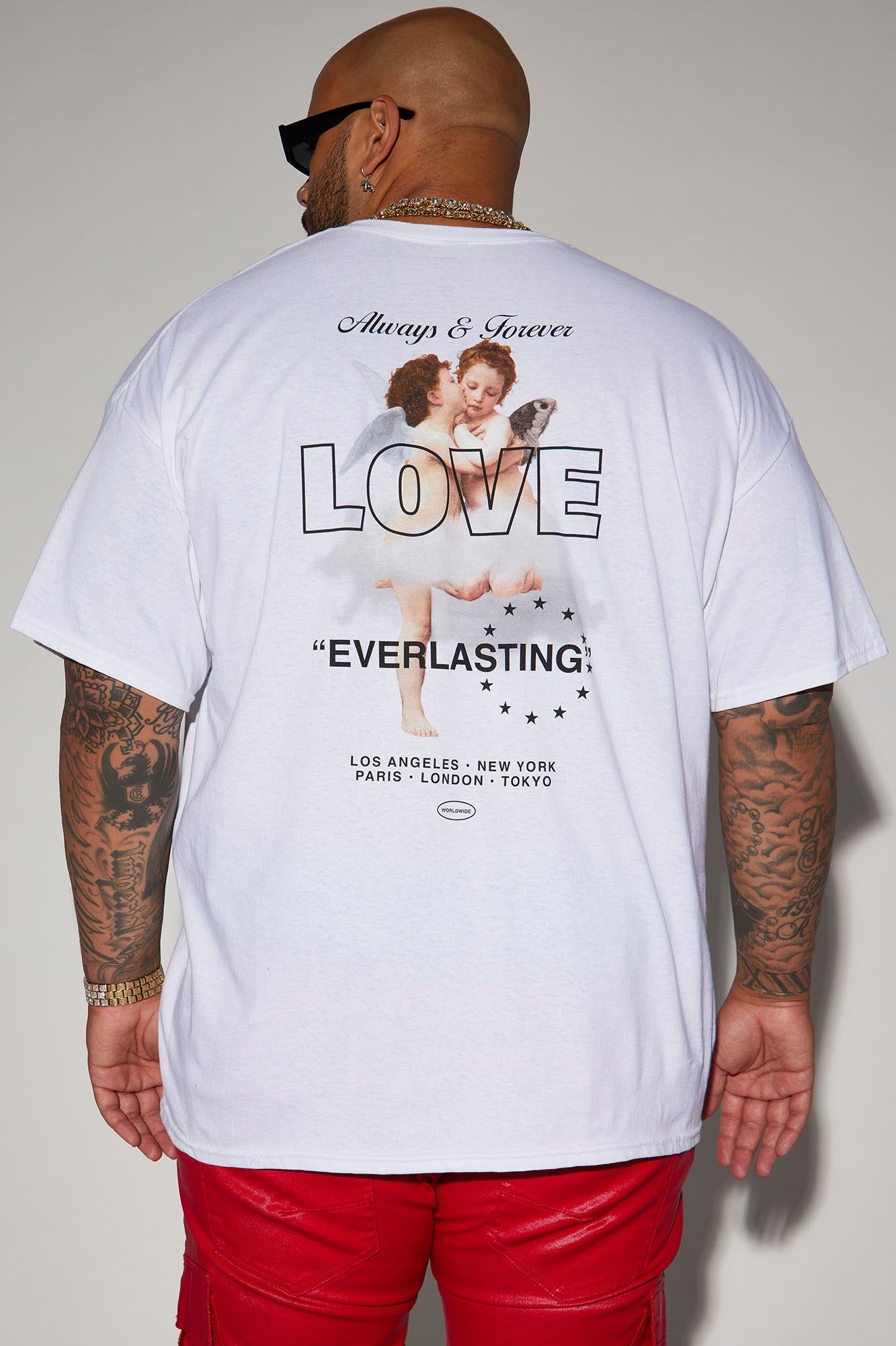 Always And Forever Short Sleeve Tee - White sold by Fashion Nova product image thumbnail 9