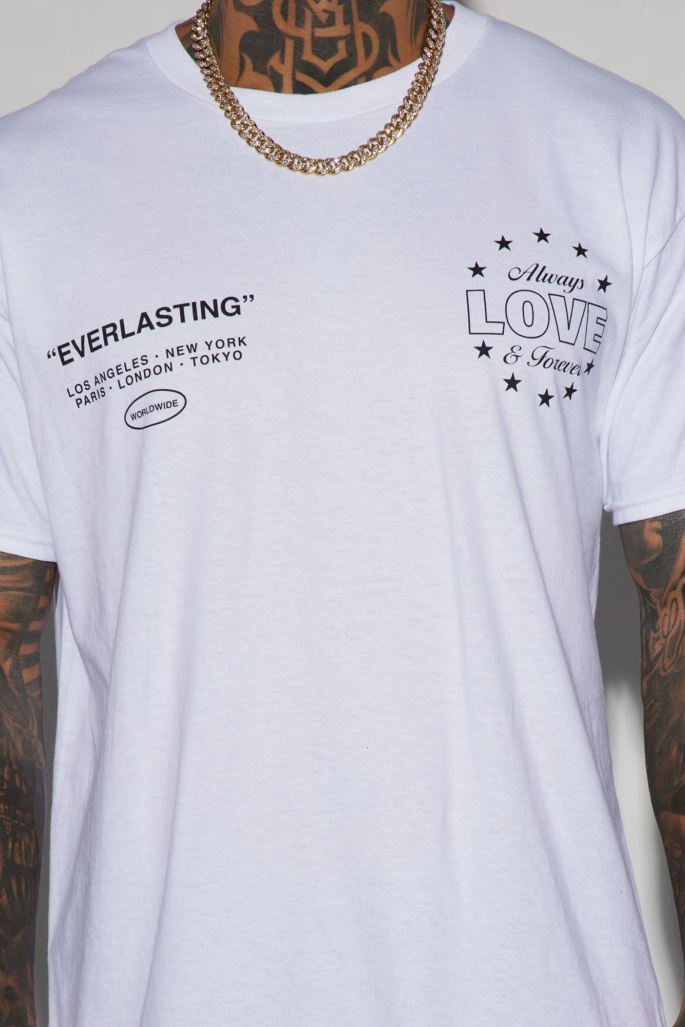 Always And Forever Short Sleeve Tee - White sold by Fashion Nova product image thumbnail 4