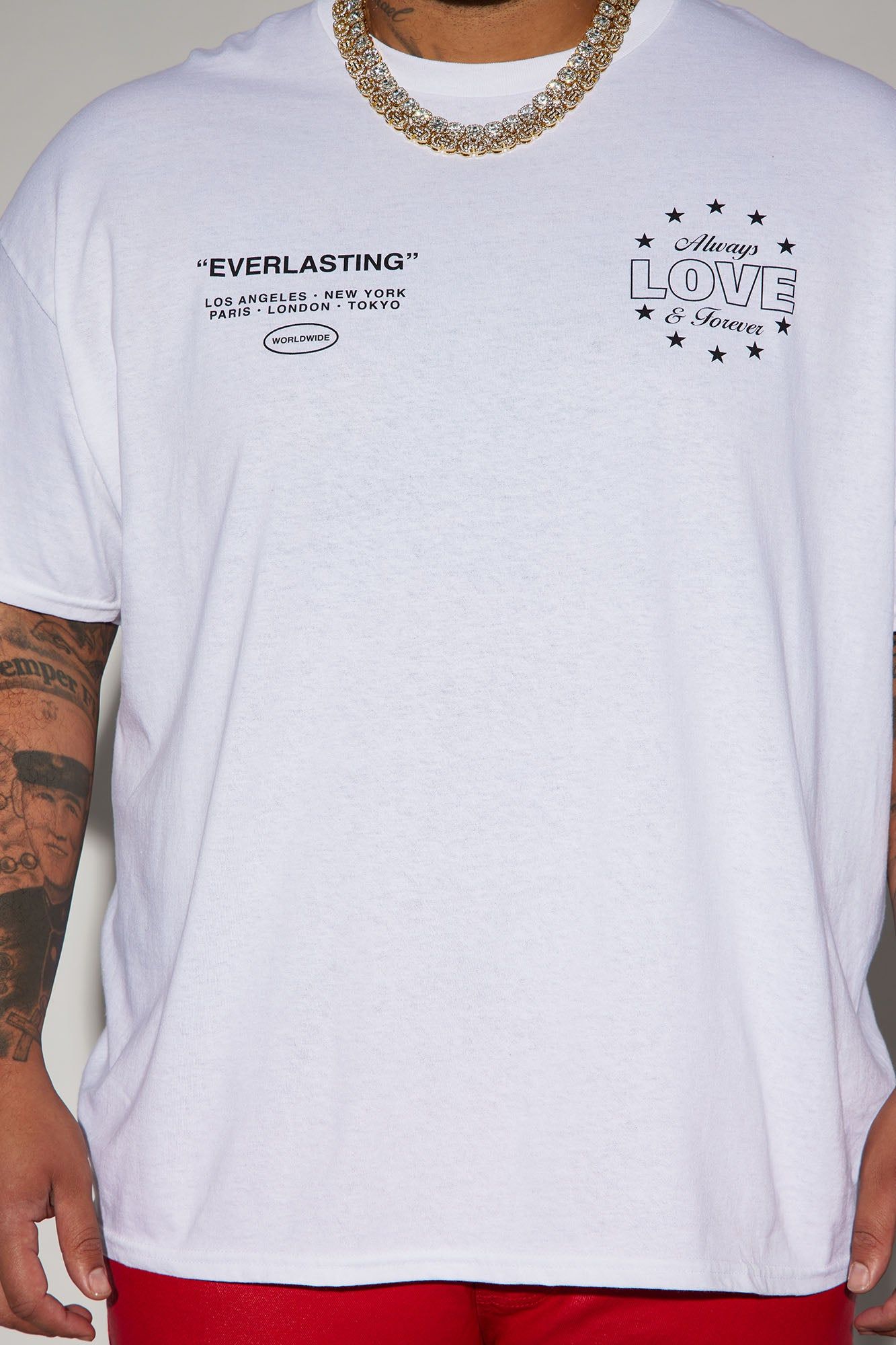 Always And Forever Short Sleeve Tee - White sold by Fashion Nova product image thumbnail 8