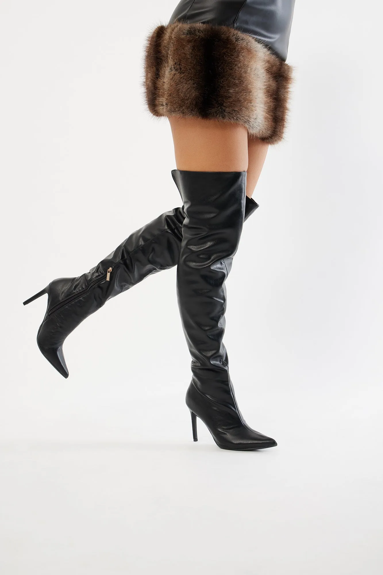 Gene Thigh High Boots - Black sold by Fashion Nova product image thumbnail 2
