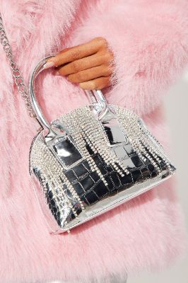 Day In The Life Handbag - Silver sold by Fashion Nova
