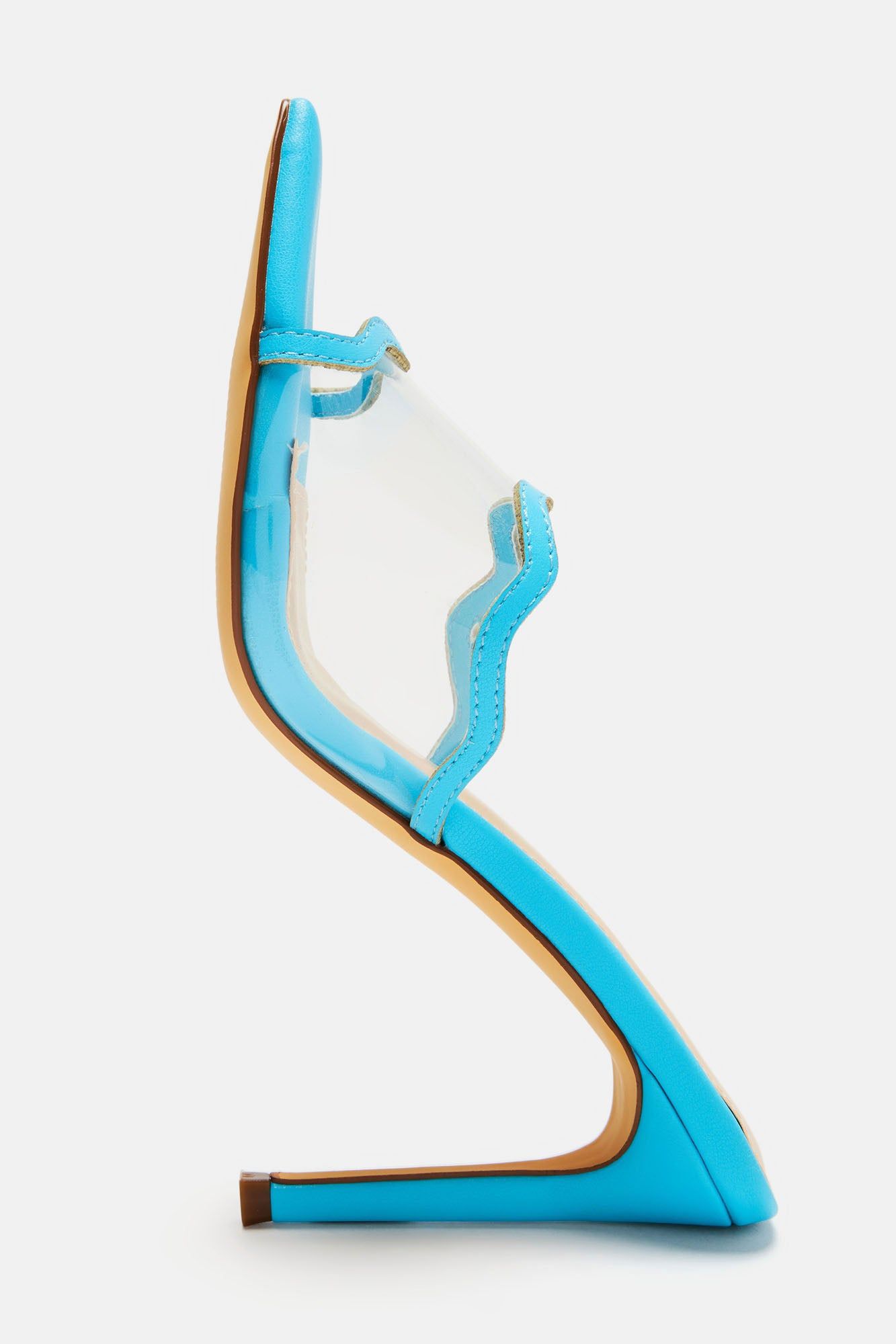 Obsessed With Us PVC Heels - Turquoise sold by Fashion Nova product image thumbnail 5