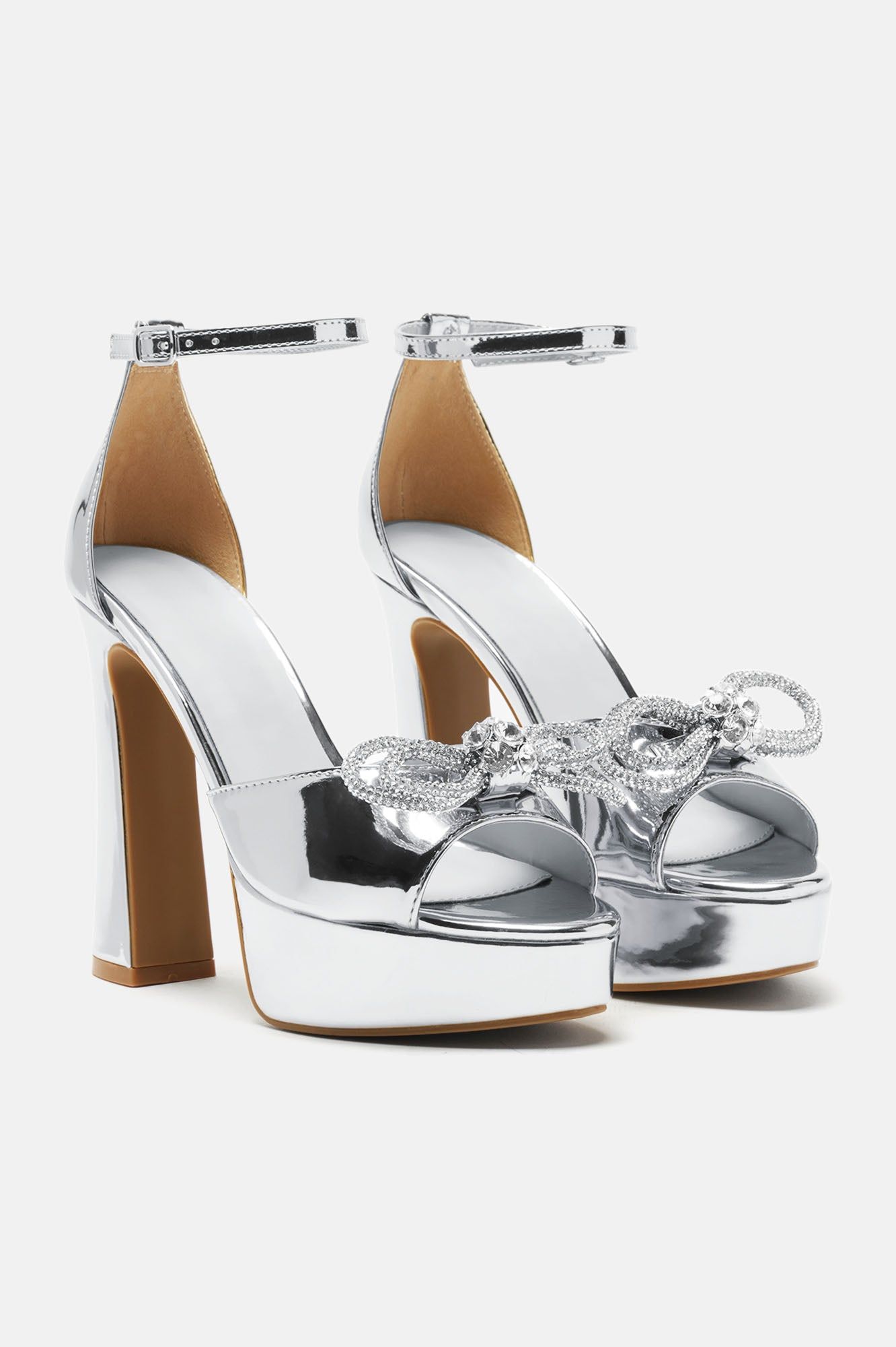 Embrace It Embellished Heels - Silver sold by Fashion Nova product image thumbnail 3