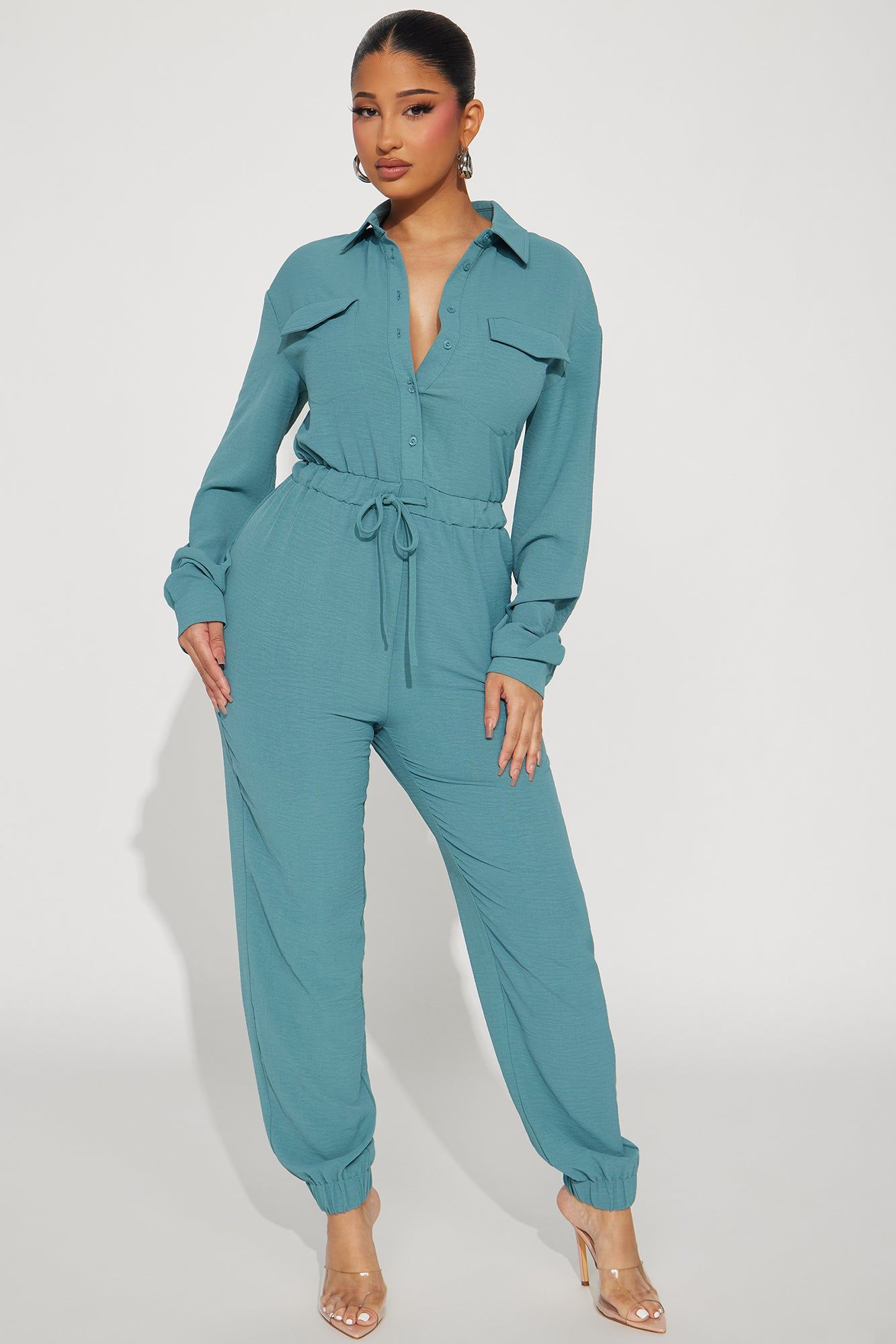 Malakai Jumpsuit - Green sold by Fashion Nova