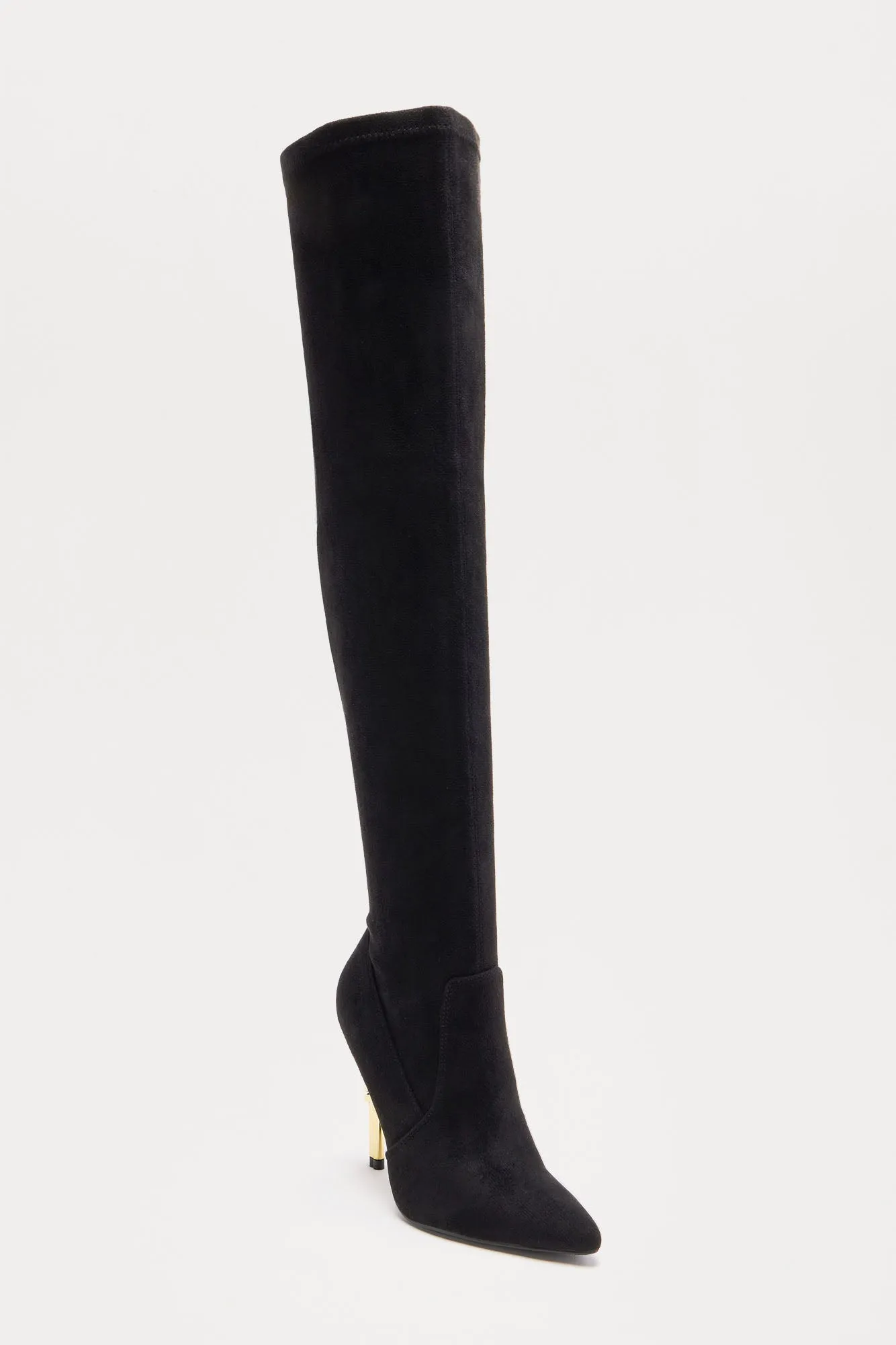 Leave The Drama Thigh High Boots - Black sold by Fashion Nova product image thumbnail 3