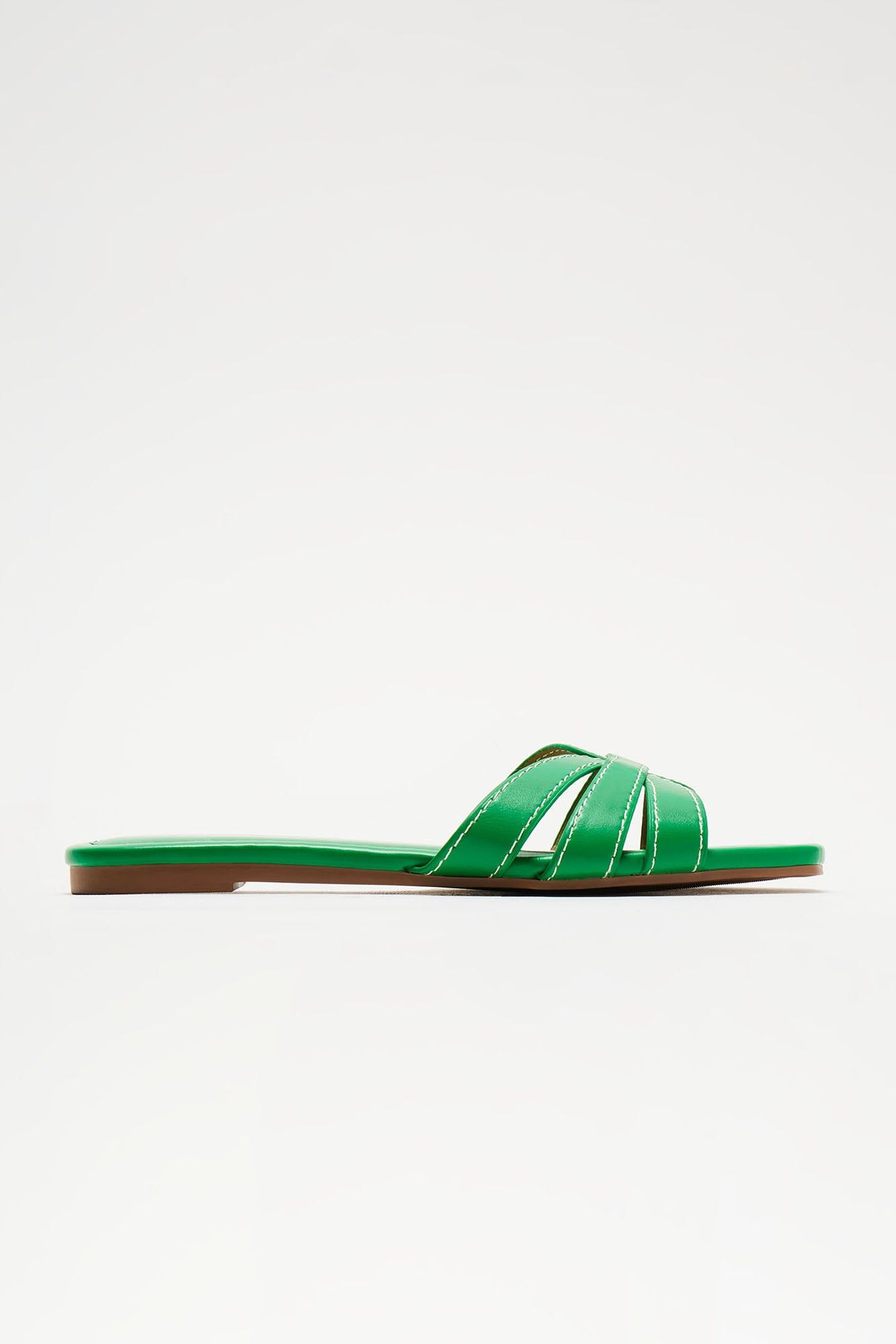Keep Me Grounded Sandals - Kelly Green sold by Fashion Nova product image thumbnail 3