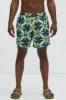 Kamryn Swim Trunks - Blue/combo sold by Fashion Nova