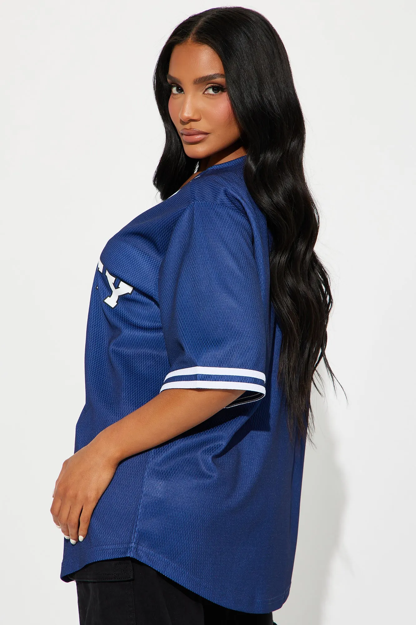 Next Level Jersey Tee - Navy sold by Fashion Nova product image thumbnail 4
