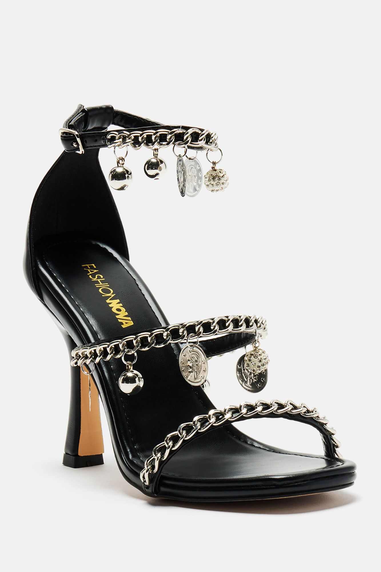 Boy Don't Try Heeled Sandals - Black sold by Fashion Nova product image thumbnail 2