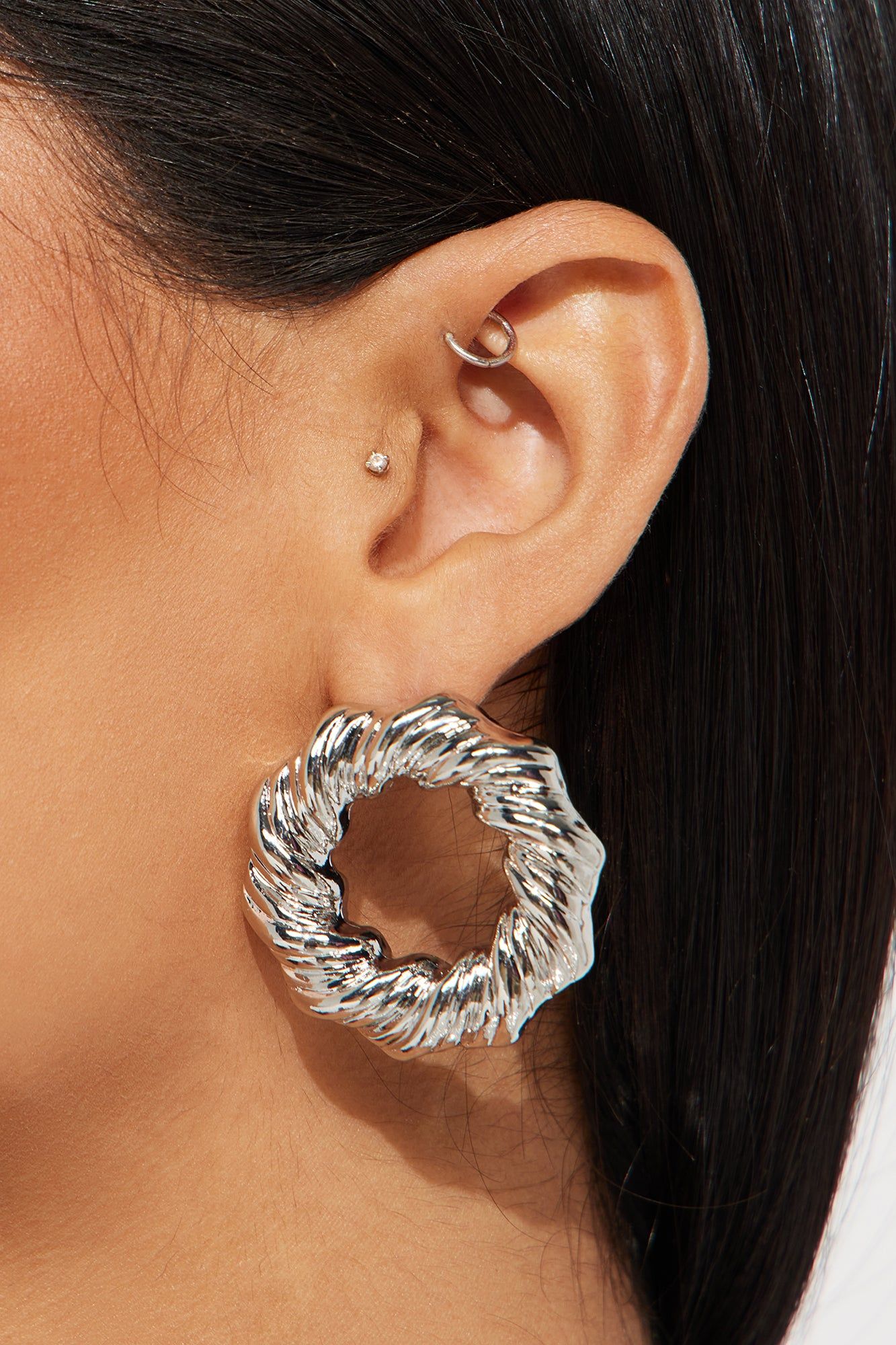 Kezia Earrings - Silver sold by Fashion Nova