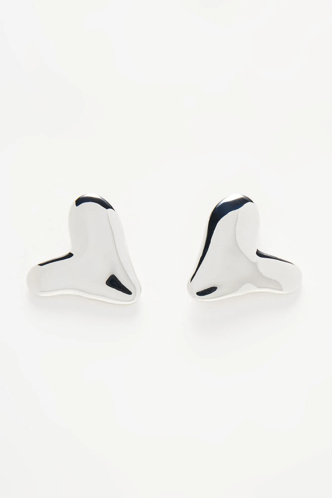 Hearts Of Steel Earrings - Silver sold by Fashion Nova product image thumbnail 3