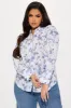 Harlow Linen Shirt - Ivory/combo sold by Fashion Nova