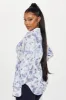 Harlow Linen Shirt - Ivory/combo sold by Fashion Nova