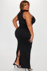Macie Maxi Dress - Black sold by Fashion Nova