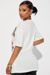 Ride Hard Graphic Tee - Ivory sold by Fashion Nova
