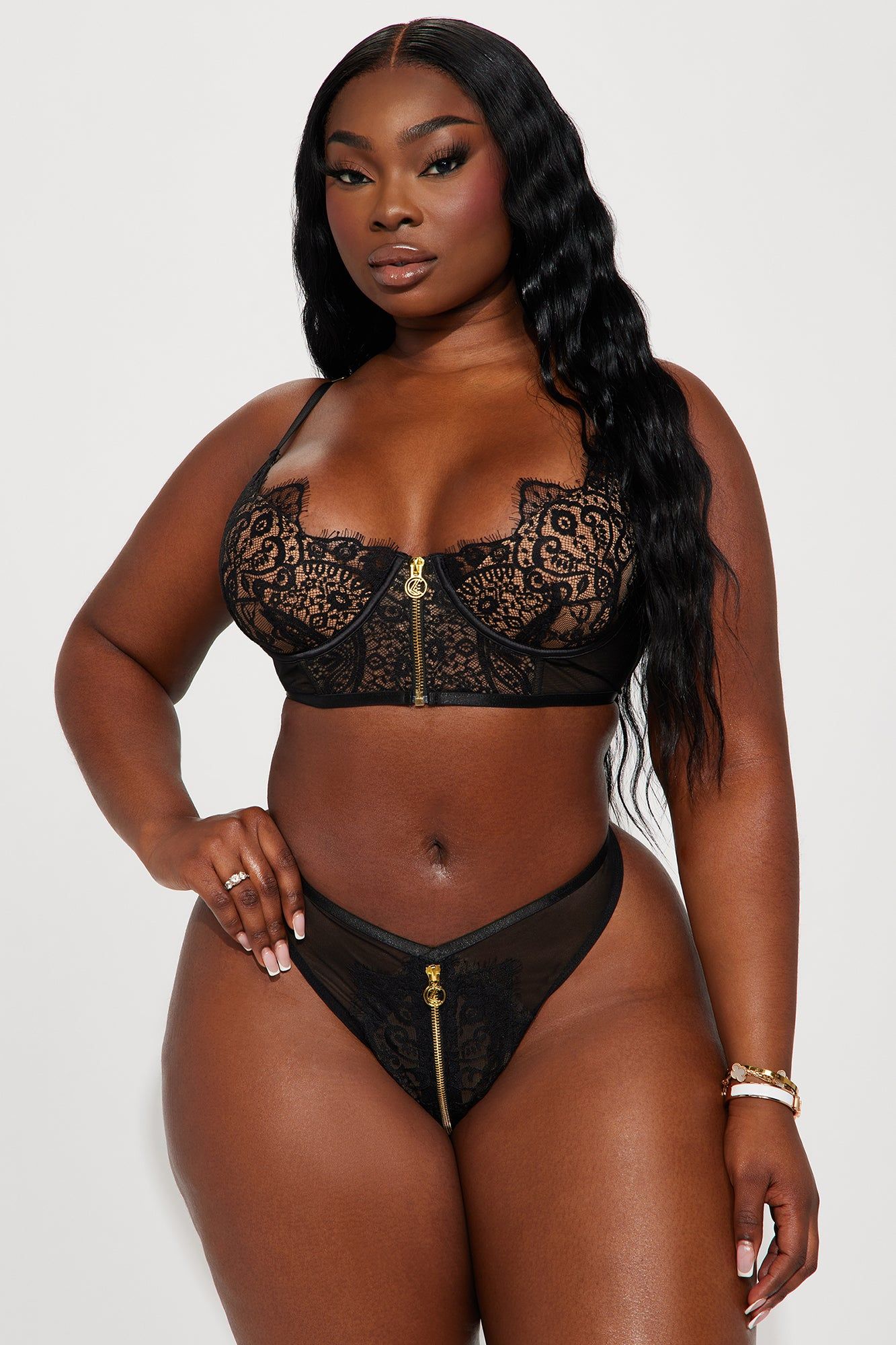Don't Call Me Baby Lace 2 Piece Set - Black sold by Fashion Nova product image thumbnail 3